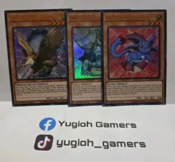 YUGIOH CRYSTAL BEAST SET ULTRA LIGHT PLAYED BLCR 1ST EDITION - Image 2
