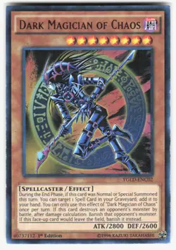 Dark Magician of Chaos Ultra Rare King of Games: Yugi's Legendary Decks YGLD-ENC - Image 1