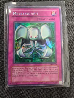 Metalmorph FMR-003 DMG Forbidden Memories Prismatic Secret Rare Holo Yugioh Card - Image 1