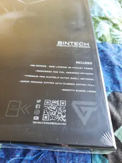 Gemtech Bintech Yu-Gi-Oh! Blackout Book of Moon 9-Pocket Zipper Portfolio Sealed - Image 2