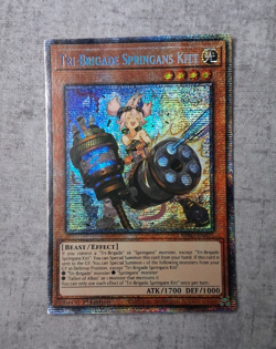 Konami Yu-Gi-Oh! Tri-Brigade Springans Kitt BPRO-EN025 Starlight Rare 1st Ed - Image 1