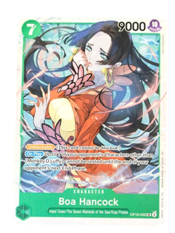 Boa Hancock The Time of Battle OP16-032 Foil Super Rare One Piece TCG NM - Image 1