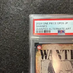 PSA 10 Shanks Wanted Poster SP One Piece Card Game - Image 2