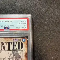 PSA 10 Shanks Wanted Poster SP One Piece Card Game - Image 3