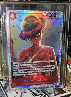 One Piece TCG Monkey D. Luffy OP12-015 Rare Foil Full Art ENG - Image 1