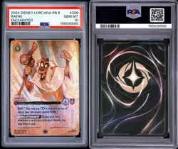 2024 DISNEY LORCANA EN 6-AZURITE SEA ENCHANTED RAFIKI ETHEREAL GUIDE PSA 10 - Image 3