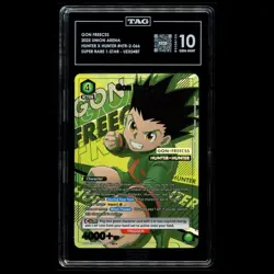 Union Arena TCG Gon Freecss 1 Star TAG 10 Gem Mint Hunter x Hunter English POP 1 - Image 1