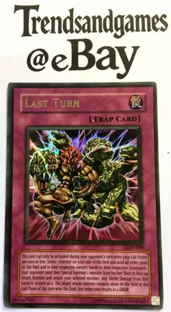 YUGIOH - LAST TURN - LOD-099 - ULTRA RARE - NEAR MINT - LEGACY OF DARKNESS - ENG - Image 1
