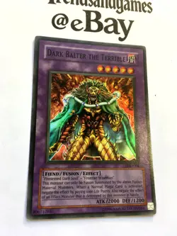 YUGIOH - DARK BALTER THE TERRIBLE - LOD-002 - SUPER RARE - NM LEGACY OF DARKNESS - Image 2