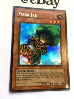 YUGIOH - FIBER JAR - LOD-056 - ULTRA RARE - EXCELLENT - LEGACY OF DARKNESS - ENG - Image 2