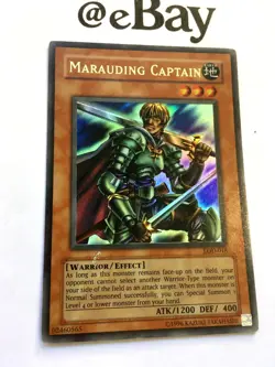 YUGIOH - MARAUDING CAPTAIN - LOD-018 - ULTRA RARE - GOOD - LEGACY OF DARKNESS - Image 2