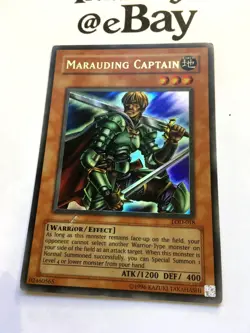 YUGIOH - MARAUDING CAPTAIN - LOD-018 - ULTRA RARE - GOOD - LEGACY OF DARKNESS - Image 3