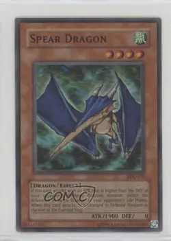 Spear Dragon Unlimited YuGiOh Legacy of Darkness #LOD-035 2003 READ - Image 1