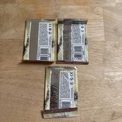 1996 Yugioh Ancient Sanctuary 1st Edition 3 Factory Sealed Booster Packs - Image 2