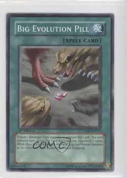 Big Evolution Pill 1st Ed. YuGiOh Dinosaur's Rage Structure Deck #SD09-EN017 - Image 1