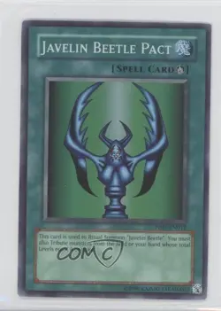 Javelin Beetle Pact YuGiOh Premium Pack 1 #PP01-EN012 2007 READ - Image 1