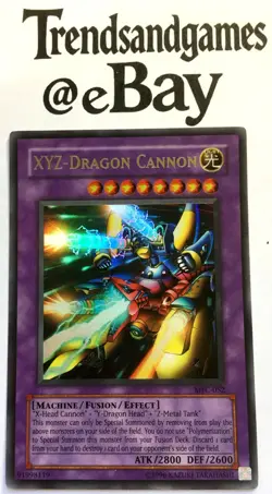YUGIOH - XYZ-DRAGON CANNON - MFC-052 - ULTRA RARE - NEAR MINT - MAGICIAN FORCE - Image 1