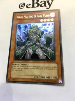 YUGIOH - BRRON, MAD KING OF DARK WORLD - EEN-EN022 - ULTIMATE RARE - EXCELLENT - Image 3