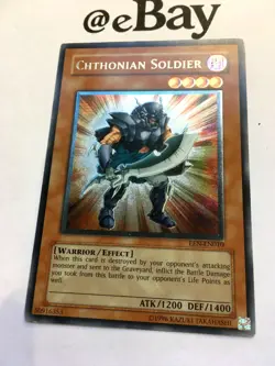 YUGIOH - CHTONIAN SOLDIER - EEN-EN010 - ULTIMATE RARE - NM - ELEMENTAL ENERGY - Image 3