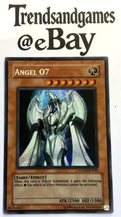 YUGIOH - ANGEL 07 - LODT-EN092 - SECRET RARE - NEAR MINT - LIGHT OF DESTRUCTION - Image 1