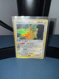 Pokemon TCG Dragonite EX Delta Holo Rare Card 3/113 Delta Species - Image 1