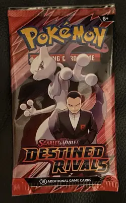 6 Sealed Pokemon Card Booster Packs & 1 Paldea Evolved Promo Pack Bundle - Image 3