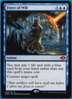 Force of Will Dominaria Remastered MINT Blue Mythic Rare CARD (502843) ABUGames - Image 1