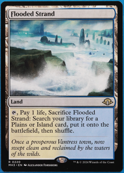 Flooded Strand Modern Horizons 3 MINT Land Rare MAGIC CARD (ID# 502837) ABUGames - Image 1