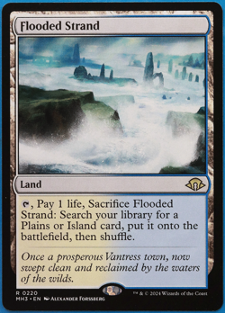Flooded Strand Modern Horizons 3 MINT Land Rare MAGIC CARD (ID# 502840) ABUGames - Image 1