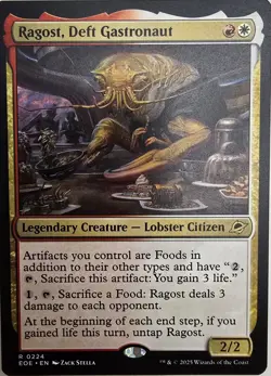 MTG Commander EDH Deck-Ragost Deft Gastronaut-Food/Artifact 🔥- 100 Card. - Image 1