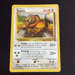 Tauros 47/64 | Base Set Jungle | Non Holo Pokemon Card - Image 1