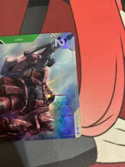 Bandai Gundam Card Game Zaku II Char Aznable Parallel R+ GD01-026 - Image 3