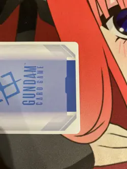 Bandai Gundam Card Game Zaku II Char Aznable Parallel R+ GD01-026 - Image 5