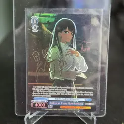 Pride As An Actress Akane Kurokawa Gold Stamp Signiture English Weiss Schwarz SP - Image 1