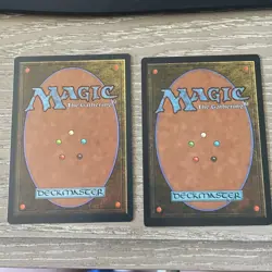 (2) Bad River Land UC Mirage MTG Near Mint Magic: The Gathering Free Ship - Image 2
