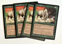 Feral Instinct (4) Visions NM MTG Magic the Gathering - Image 1