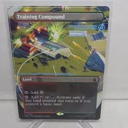 Training Compound - 384 - MTG: Marvel Super Heroes - Borderless - Dual Land - Image 1