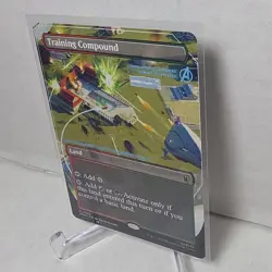Training Compound - 384 - MTG: Marvel Super Heroes - Borderless - Dual Land - Image 3