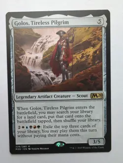 MTG Golos, Tireless Pilgrim (M20) Core Set 2020 Regular Rare 226/280 - Image 1
