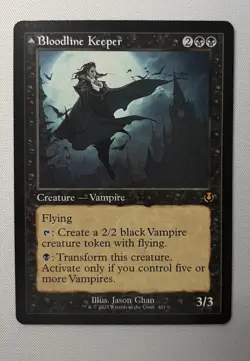 MTG Bloodline Keeper (Retro Frame) Innistrad Remastered Magic - Image 1