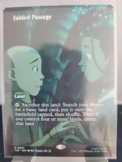MTG BORDERLESS Fabled Passage 0057 Avatar Mythic Rare NM - Image 1