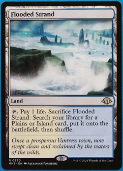 Flooded Strand Modern Horizons 3 MINT Land Rare MAGIC CARD (ID# 502838) ABUGames - Image 1