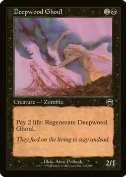 X 4 Deepwood Ghoul NM Mercadian Masques 131 MTG Magic The Gathering - Image 1