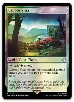 Canopy Vista #255 (Foil) (NM) Fallout PIP Magic MTG - Image 1