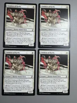 4 X Playset Children of Korlis | Time Spiral Remastered | #14 | NM - Image 1
