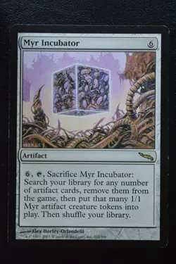 Magic The Gathering MTG MYR INCUBATOR Mirrodin LP Lightly Played - Image 1