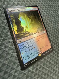 MTG Sulfur Falls #0294 Foil Rare Universes Beyond: Fallout (PIP) - Image 3