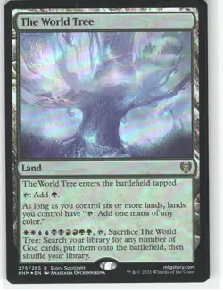 The World Tree Foil R Kaldheim 275 NM - Image 1
