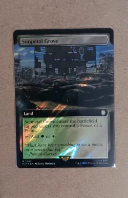 Sunpetal Grove (Extended Art) (Surge Foil) MTG Universes Beyond: Fallout Foil LP - Image 1
