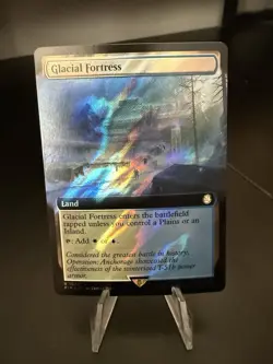 Glacial Fortress (Extended Art) (Surge Foil) Universes Beyond: Fallout Foil - Image 1